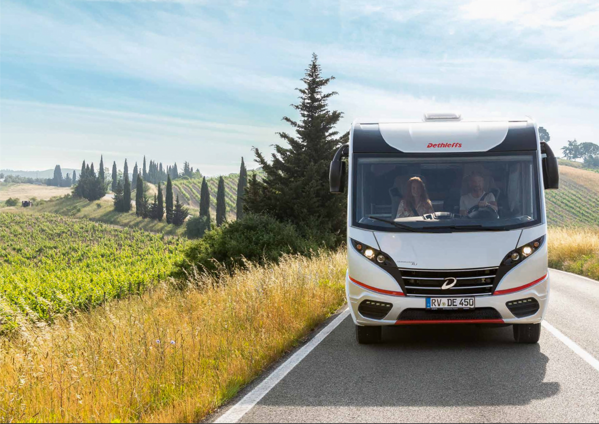 Dethleffs Wohnmobil Innenbereich, Bayern Allgäu